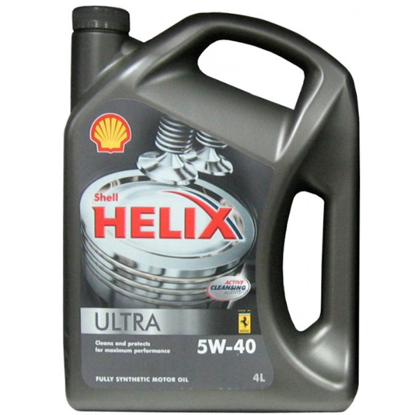 Моторное масло Shell Helix Ultra 5w40 синтетическое (4 л)